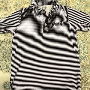 Boys TCU monogram polo